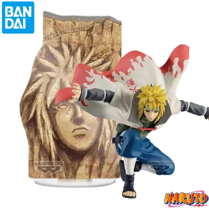 in stock BANDAI Original BANPRESTO Naruto Namikaze Minato action figure Model Doll Brand New Boxed anime characters