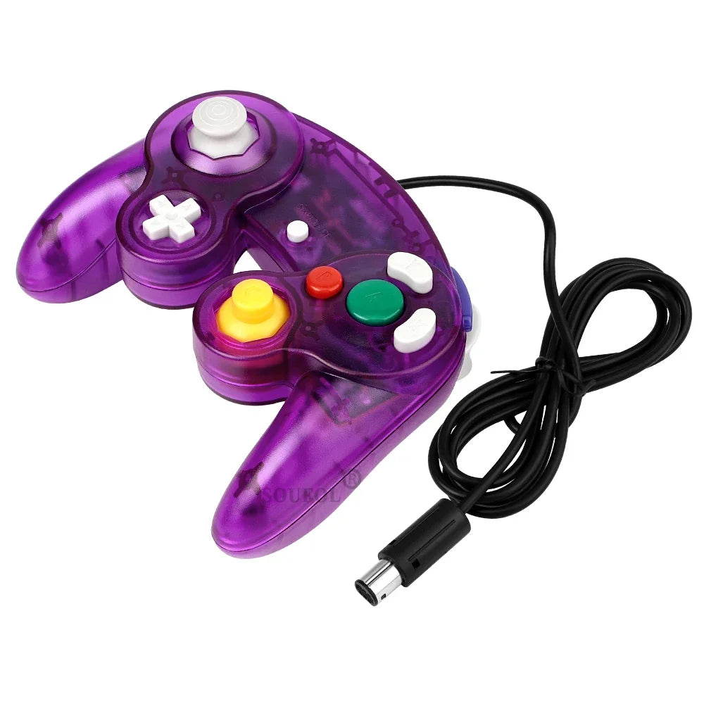 Replacement Transparent Game Controller Joystick Gamepad Wired For NGC GameCube Video Game Console Dropshpping