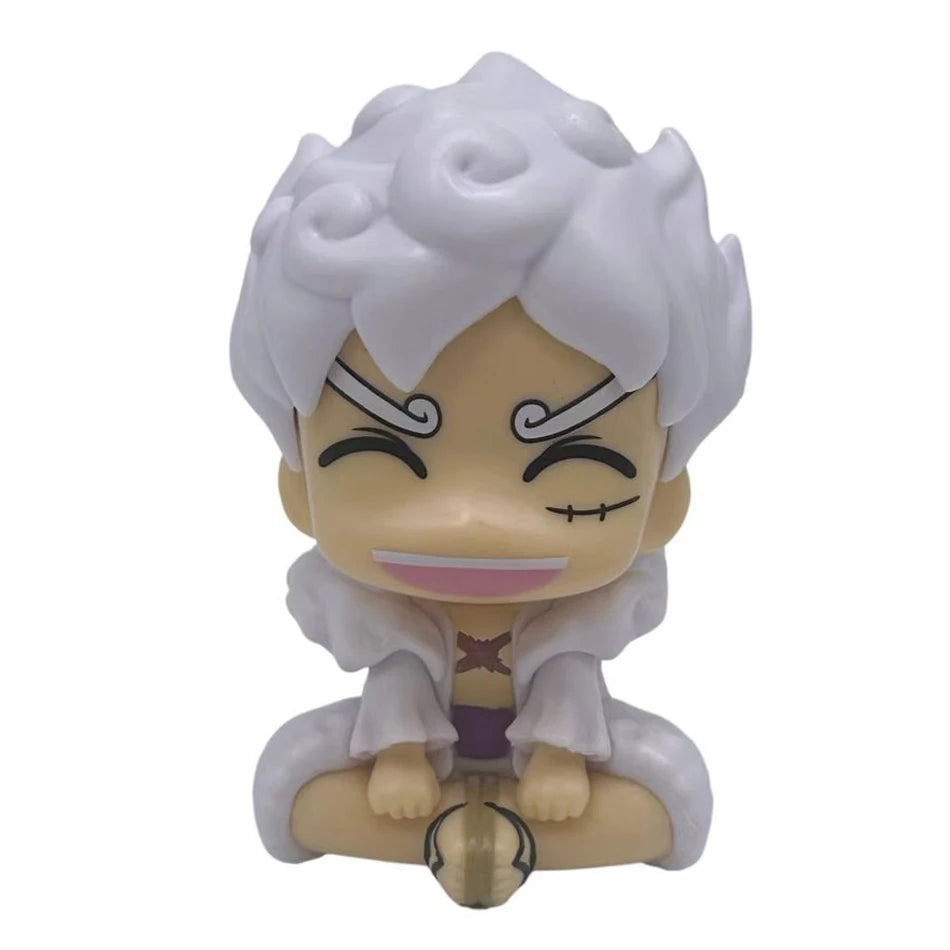 10cm ONE PIECE Anime Figure Look Up Gear 5 Monkey D. Luffy Action Figure Q Version Luffy Figurine PVC Collections Model Doll Toy