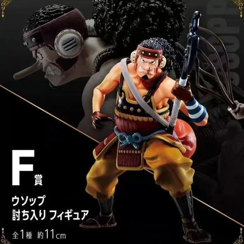 In Stock Bandai Original Banpresto One Piece Usopp F Prize Action Figures Anime Statues Model Dolls Kids Toys Festival Gifts AS