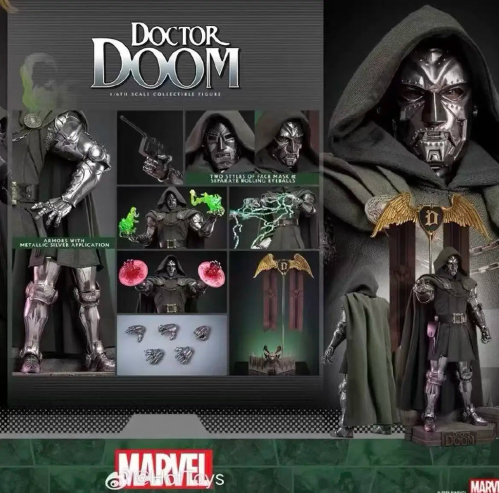 Original Hot Toys HT CMS022B CMS022 Comics Doctor Doom 1/6 in Stock Anime Action Collection Figures Model Toys