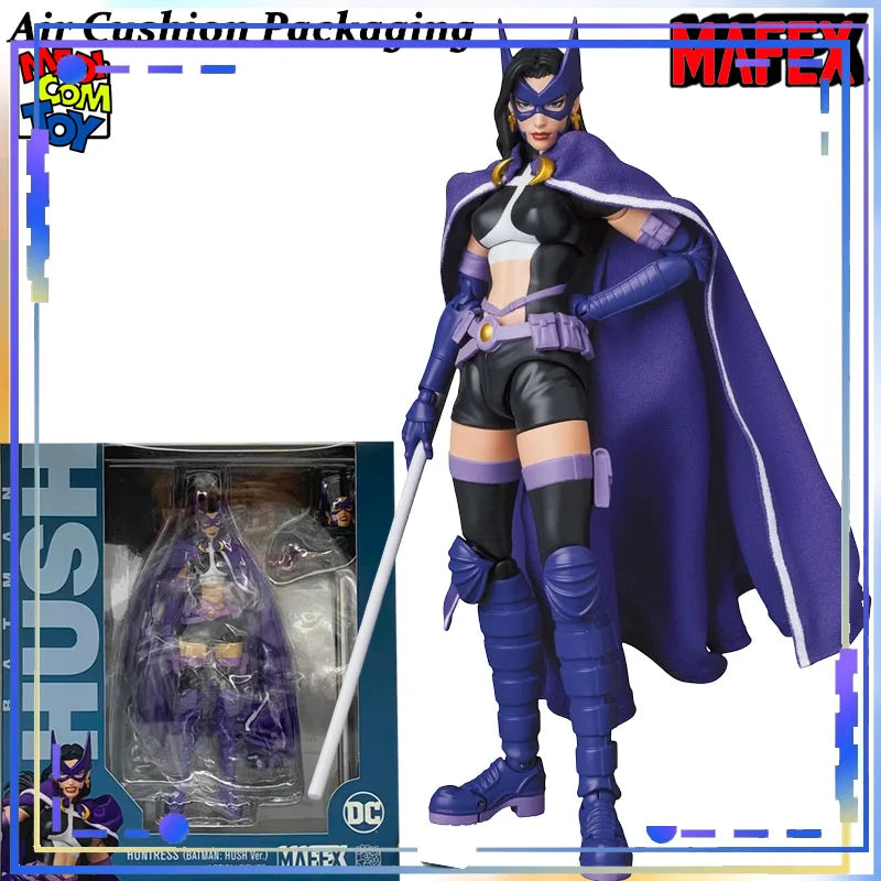 MEDICOM TOY Genuine MAFEX Series Hush Batman Joker Super STEALTH Dark JUMPER Female Hunter Nightwing Action Figures Model Toys