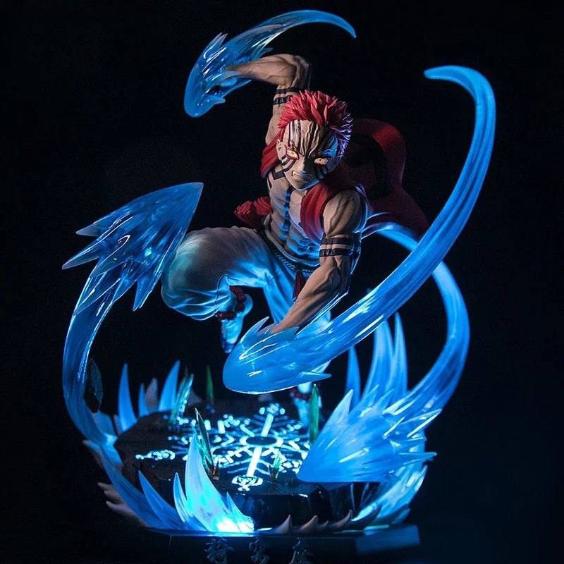 Anime Demon Slayer Akaza Figures Rengoku Kyoujurou Kokushibo Action Figure PVC Figurine Model Ornament Collectible Table Crafts