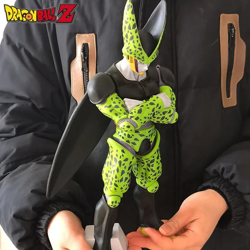 Dragon Ball Z Anime Figur Cell Actionfiguren Ultimative Form Dbz Super Saiyajin Modellpuppen Kinderspielzeug Sammlerautodekoration