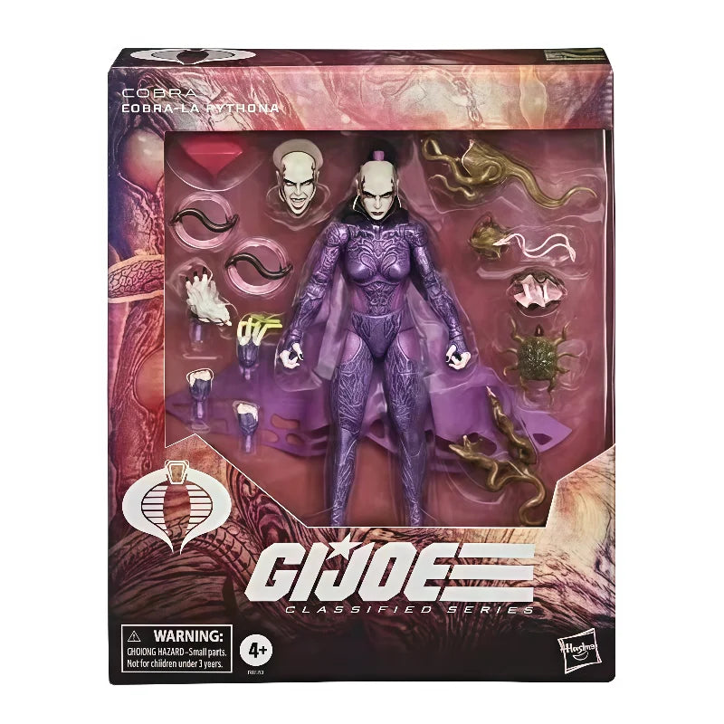In Stock Hasbro G.I. Joe GI JOE Classified Series 6'‘ Cobra-la Pythona Action Figure Model Collect Hobbies Toys Holiday Gift