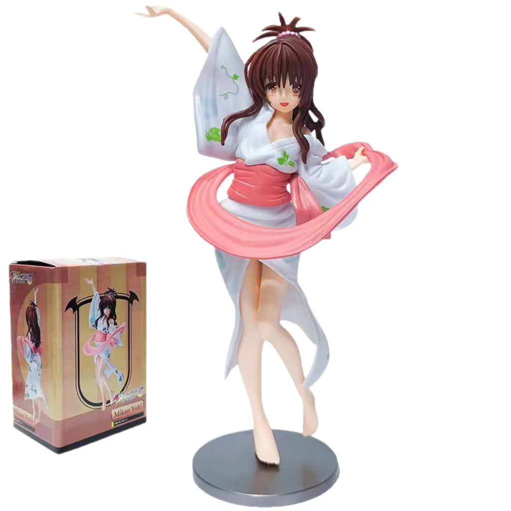 Anime Figure Lala Satalin Devilke Yuuki Mikan Momo Belia Devilke Standing Position Swimsuit Girl Action Figure Model