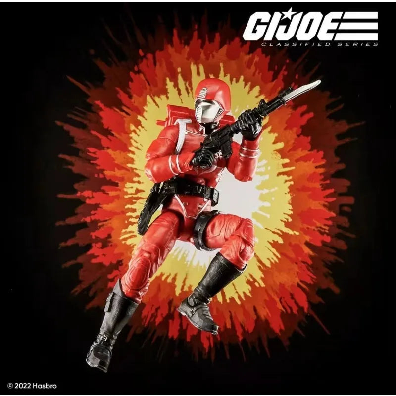 Original Hasbro G.I. Joe Classified Series Retro Cardback Crimson Guard Action Figure Toy Collection Model