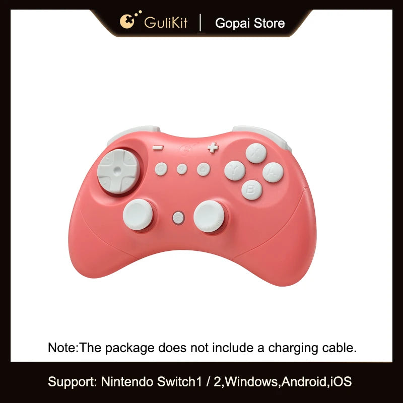 GuliKit NS58 Elves 2 Game Controller for Switch/Switch 2,Windows, IOS, Android, Bluetooth Gamepad Support Switch 2 Wake-up