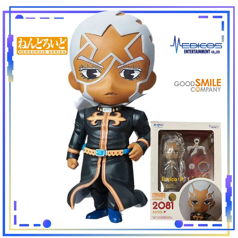 MEDICOS-E Genuine Nendoroid JoJo's Bizarre Adventure Part 6&Part 7 #2026 Narciso Anasui Steel Ball Run Gyro Zeppeli Poseable Toy