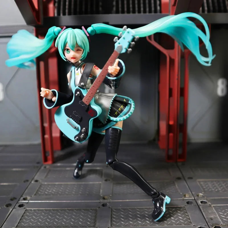 Оригинални Blokees Hatsune Miku екшън фигурка монтаж фигурка Singer MIKU анимационни аниме фигурки играчка PVC играчки кукла колекция подарък