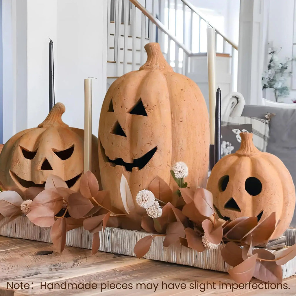 Pumpkin Lantern Halloween Jack O Lanterns Flameless Lighting Spooky Lamps For Outdoor Indoor Bedroom Decorating Garden Front