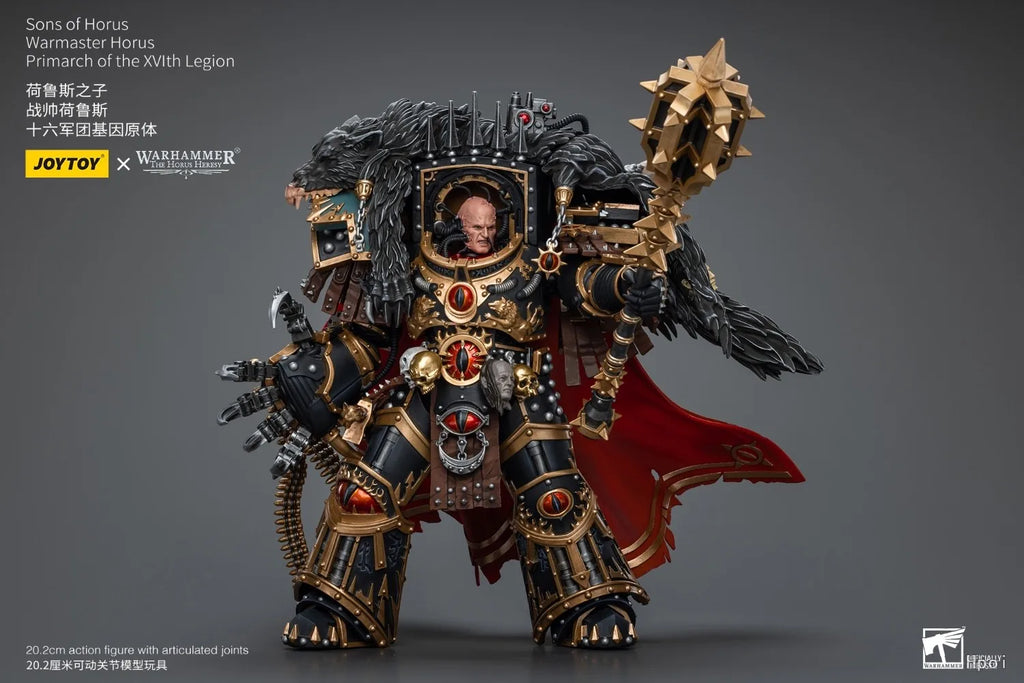 【SF】JOYTOY 1/18 Action Figure Warhammer 40K Sons of Horus Warmaster Horus Primarch of The XVlth Legion  Prime Model Toy Gift