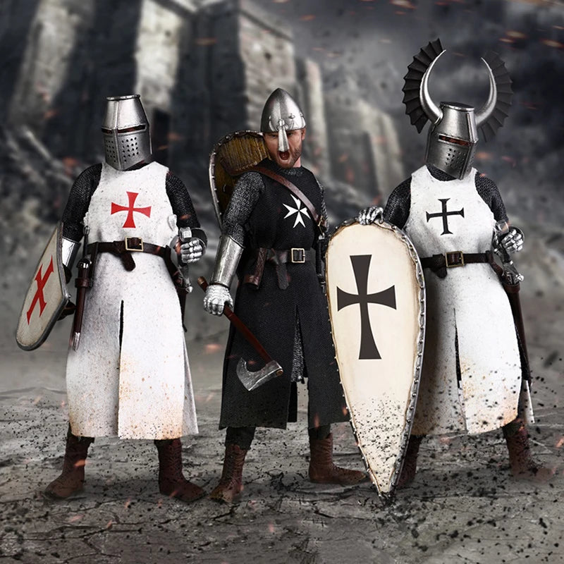 COOMODEL 1/12 Handheld Empire Series PE001 Teutonic Knights PE003 Hospital Knight Full Set 6" Action Figures In Stock