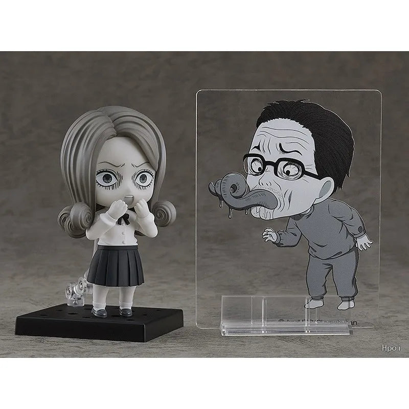 GSC Original NENDOROID·SERIES Series Junji Ito 2072 Uzumaki Goto Kiri Painting Anime Action Figure Model Toys Movable Model