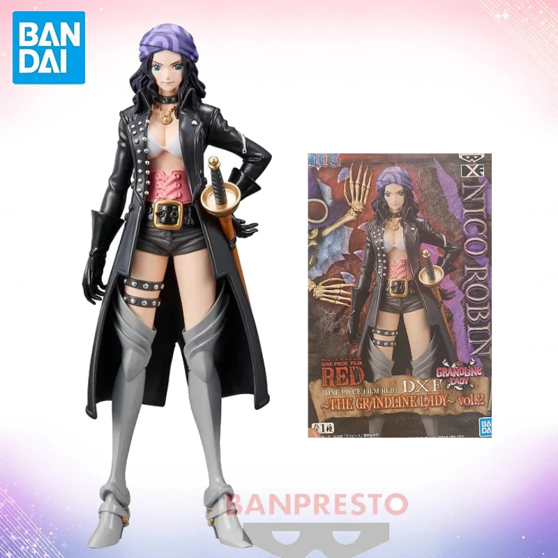 Bandai Original Banpresto Anime One Piece Film RED DXF Nico Robin Action Figure Model Collection Toy gifts Figures Toys In Stock