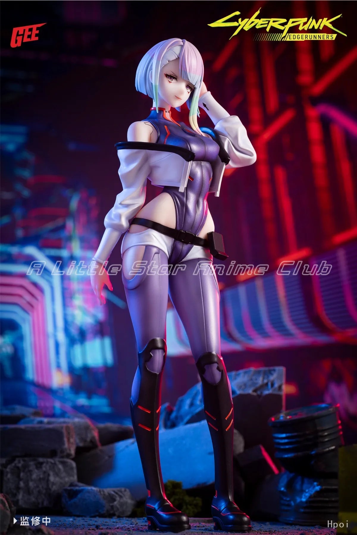 Auf Lager Original AniMester CYBERPUNK: EDGERUNNERS LUCY 1/7 Anime Figur Modell Sammlung Spielzeug Geschenke