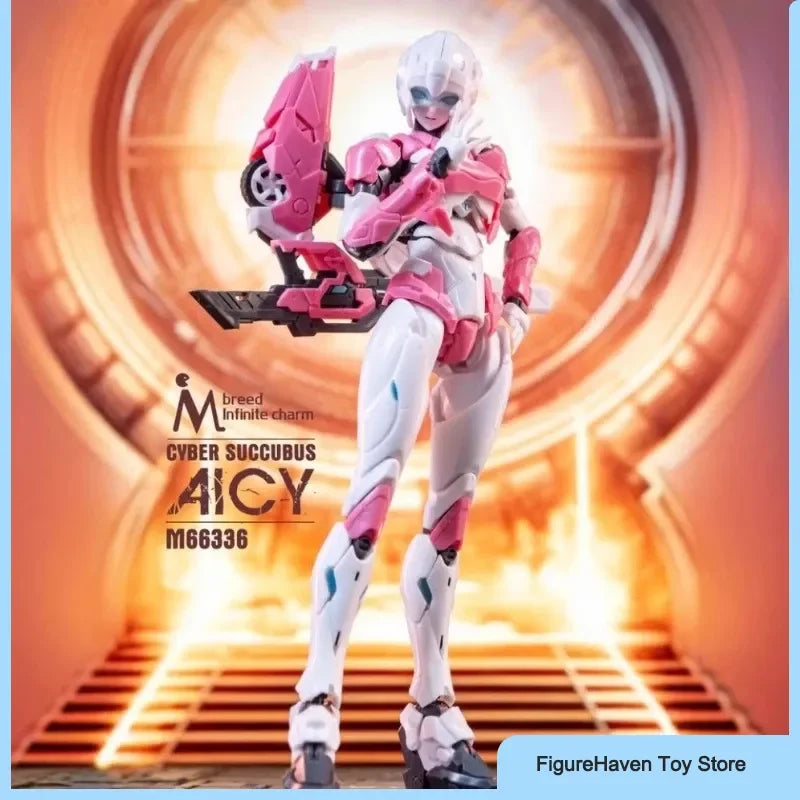 Meili Infinity M66336 17cm Arcee Transformer Assembly Model Kit  Doll Desktop Ornament Robot Toys Surprise Gifts Action Figures