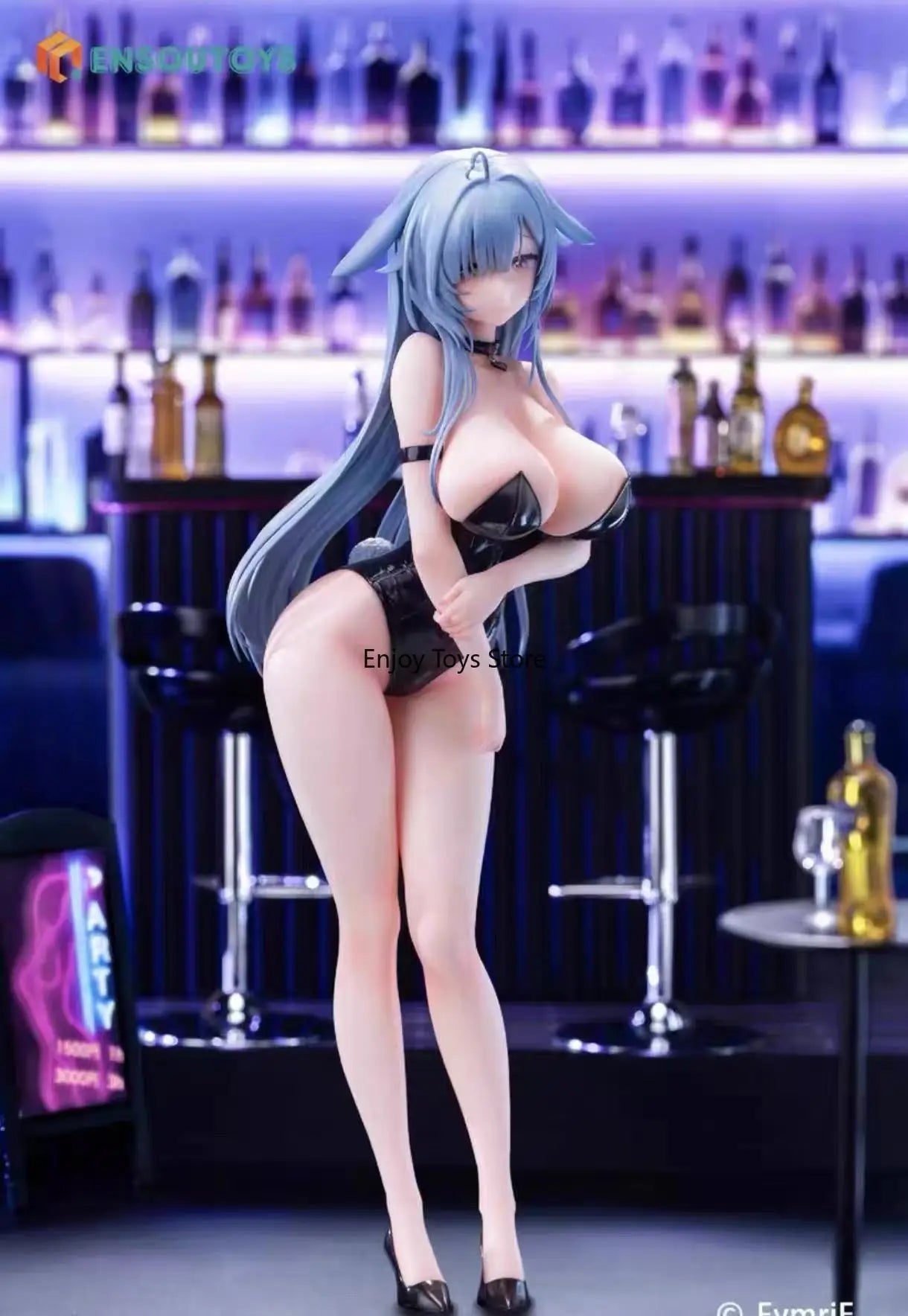 In Stock ENSOUTOYS Original Character Winnie Rabbit Costume Black Rabbit 1/6 Figure Model Home Decoration