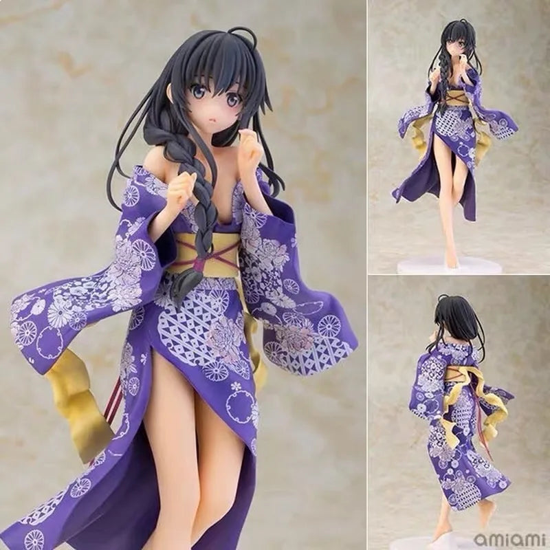 New 26cm Anime My Teen Romantic Comedy Snafu Yukinoshita Yukino Standing Posture Action Figure Pvc Model Toys Desk Decor Gift