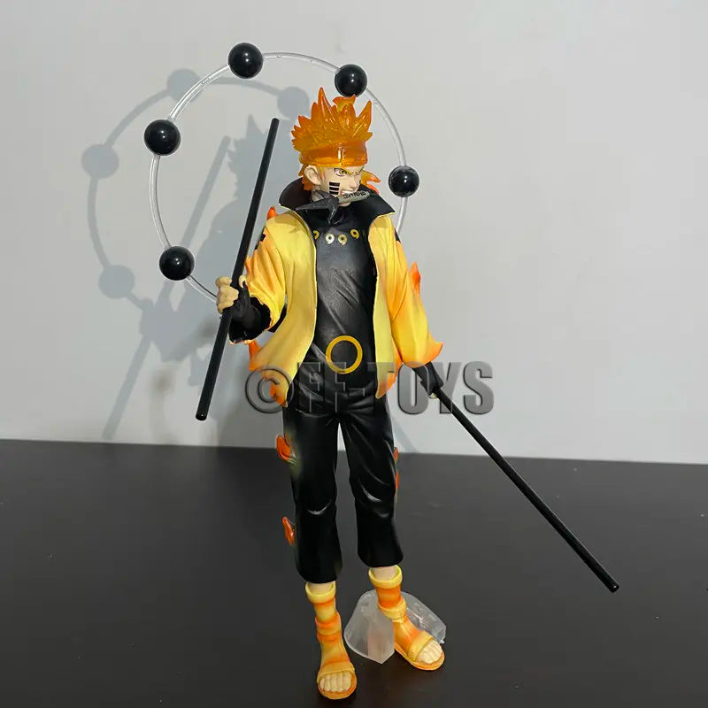 30cm Anime Naruto Uzumaki Naruto Figure Rikudou Sennin Mode Shippuuden Action Figure PVC Collection Model Toys Gifts