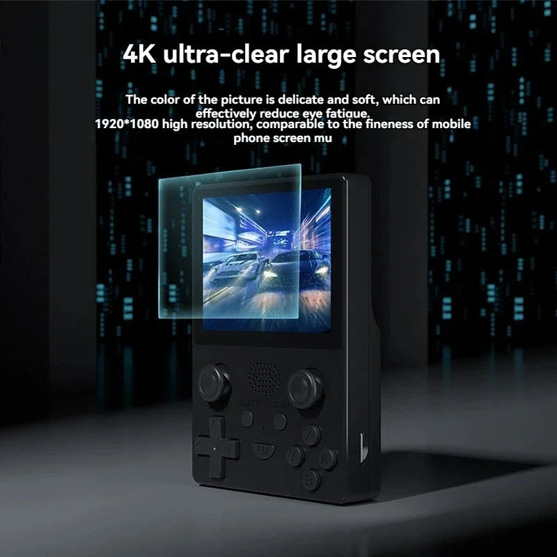 Retro Handheld Spiel Spieler Videospielkonsolen Gaming Gamepad Tragbare Konsole 64GB Tasche Spiel Maschine Linux System X5