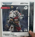 【SF】JOYTOY Warhammer 40K 1/18 Action Figure Blood Angels Sanguinary Priest with Heavy Bolt Pistol Chainsword and Narthecium