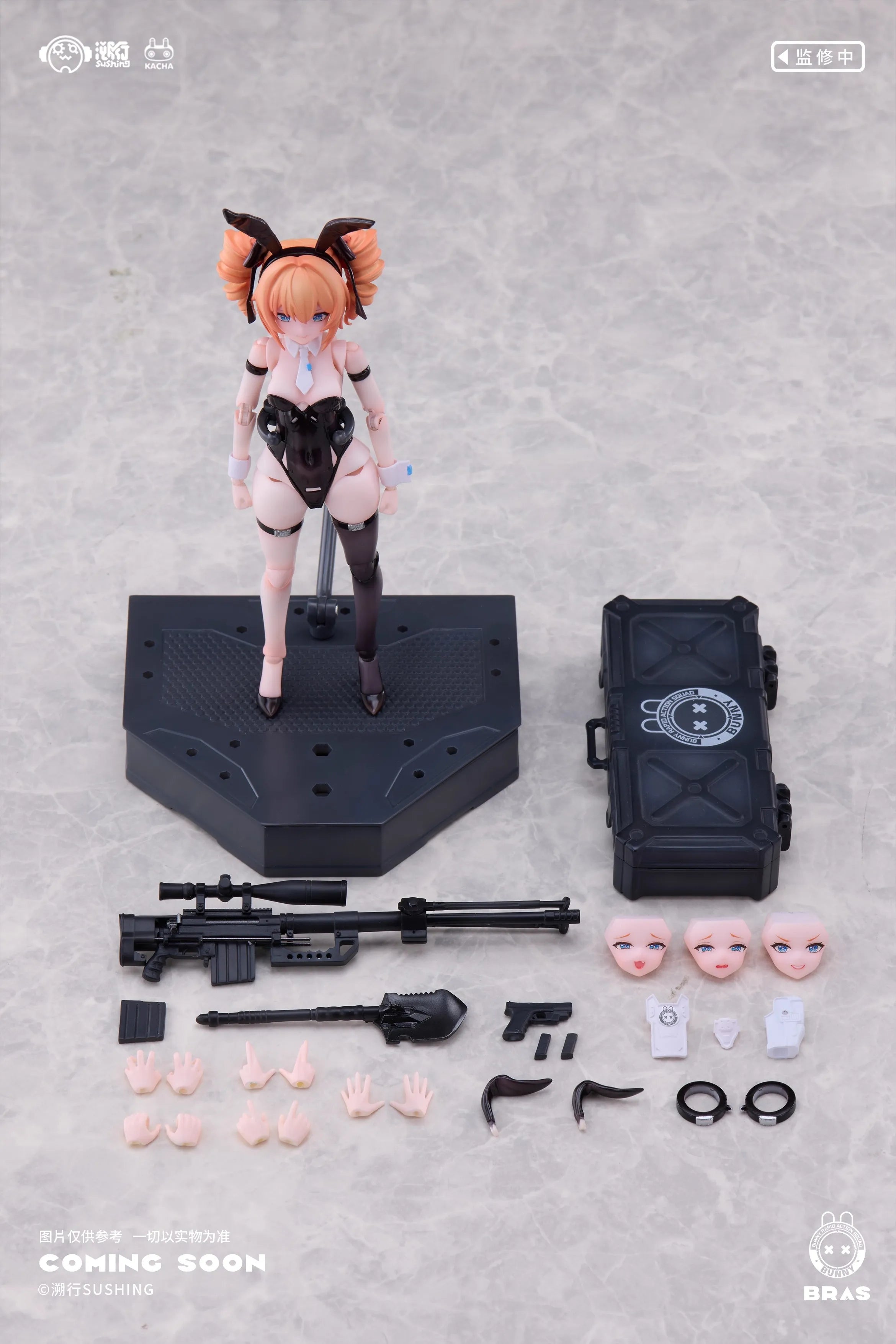 Sushing 1/12 Rabbit Quick Response Team Anime Figur Sniper Leoni Actionfigur Rabbit Girls Leoni Modelle Spielzeug Sammeln Kindergeschenk