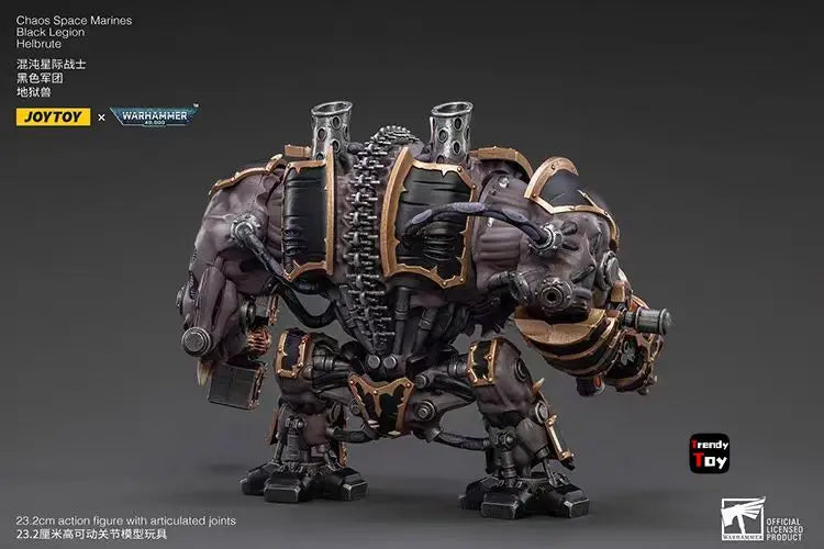 【JOYTOY】Warhammer 40K Chaos Space Marines Black Legion Helbrute 1/18 Action Figure Toys