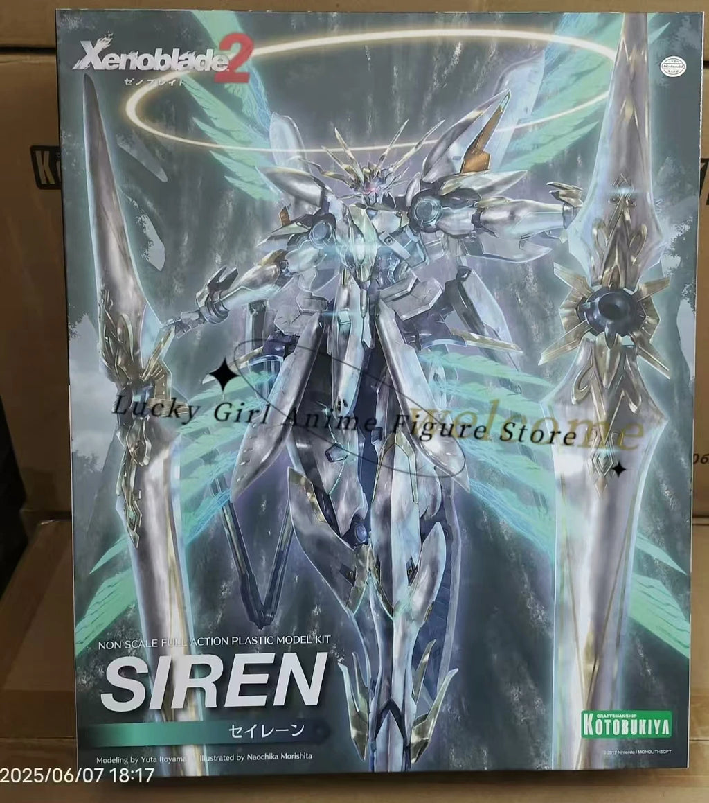+In Stock Original Kotobukiya Xenoblade Siren Second Edition Mecha-assemble Game  Figure Ornaments PVC Model Status Toy Doll