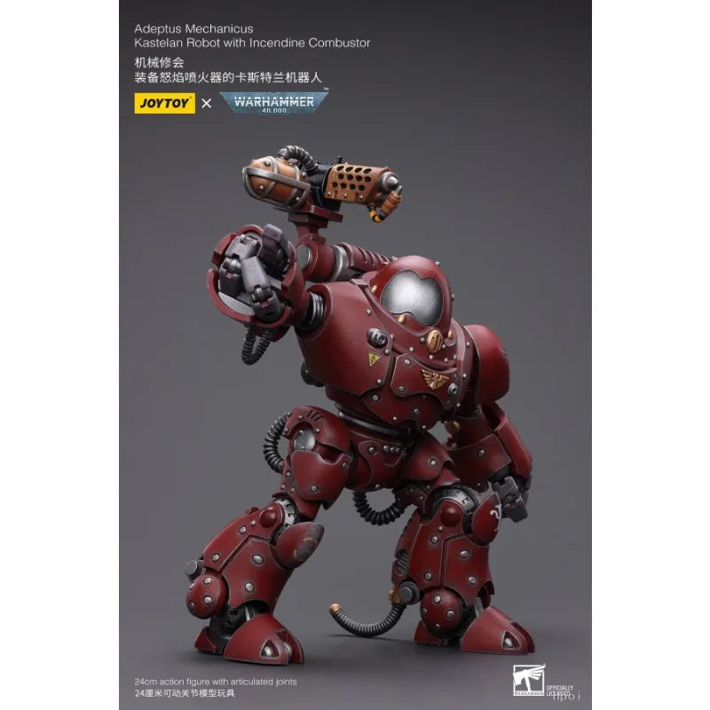 JOYTOY Original Warhammer 40000 Serie Der Castellan Roboter Ausgestattet mit EINEM Flammenwerfer im Mechanischen Werkstattmodell