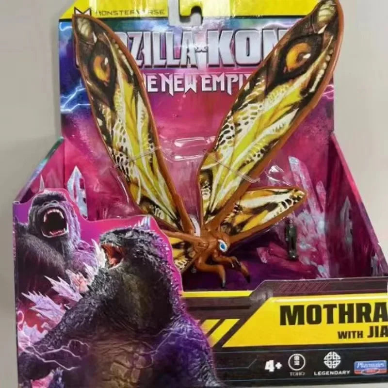 Godzila X Kong Action Figure The New Empire Anime Figure Godzilla King Ghidorah Tiamat Mothra Figure Collection Model Custom Toy
