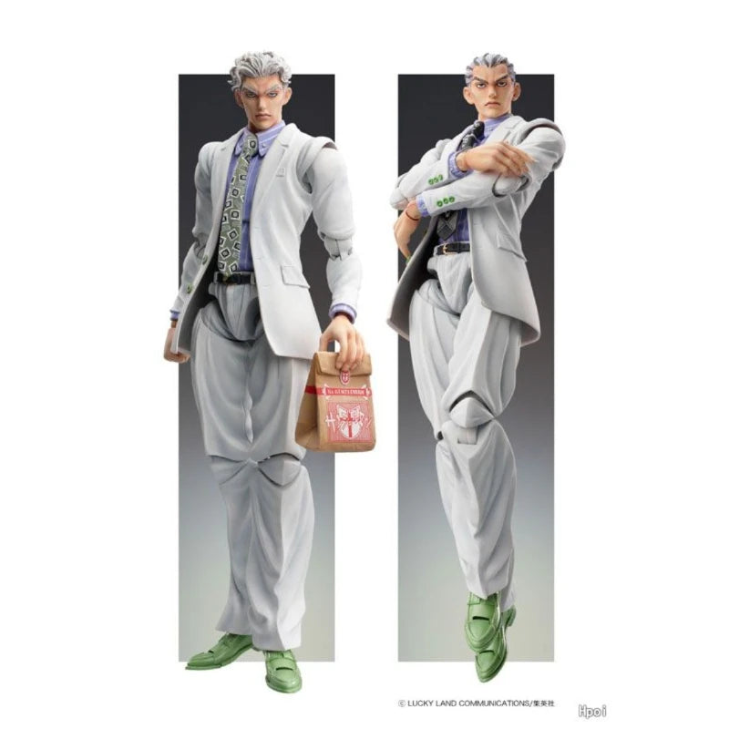 Medicos Super Action Statue Yoshikage Kira 16cm JoJo Diamond Is Unbreakable Figure Original Gifts Toys Model Garage Kit Kawaii
