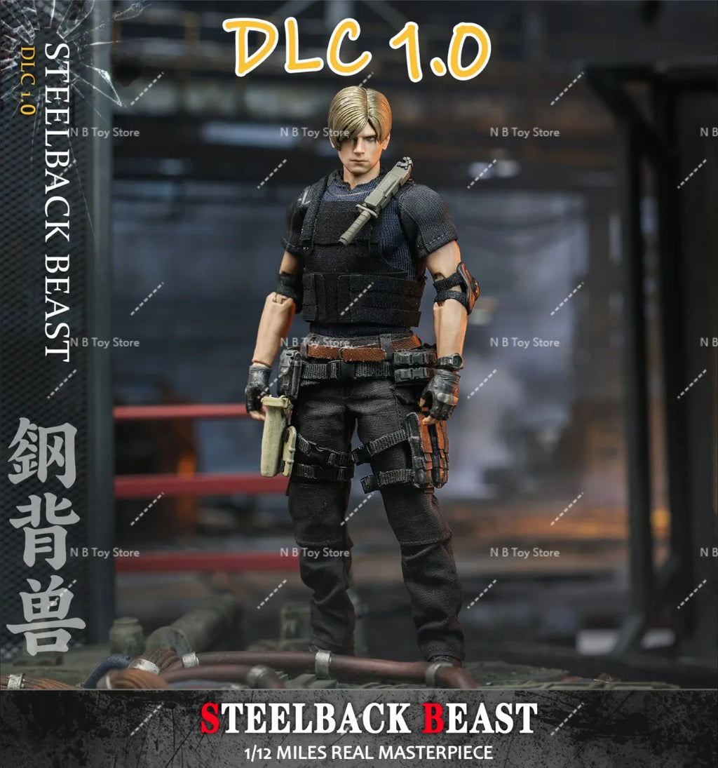 Resident Evil Collectable Figure: Leon S. Kennedy Limited Edition 1/12 Character Miles Patriot Studio's Steelback Beast Series
