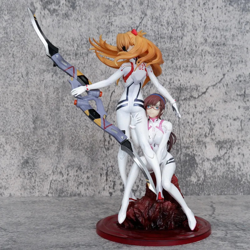 Premium Edition GK Action Figure - Evangelion New Theatrical Version Final Wave Collectible Model Toy Maki & Atsuko Statues