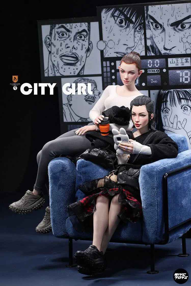 In Stock Original Market MR.Z City's Second Wave: City Girls CG002-A/B Rui&Lei 1/6 Action Figure Model Toys Collection