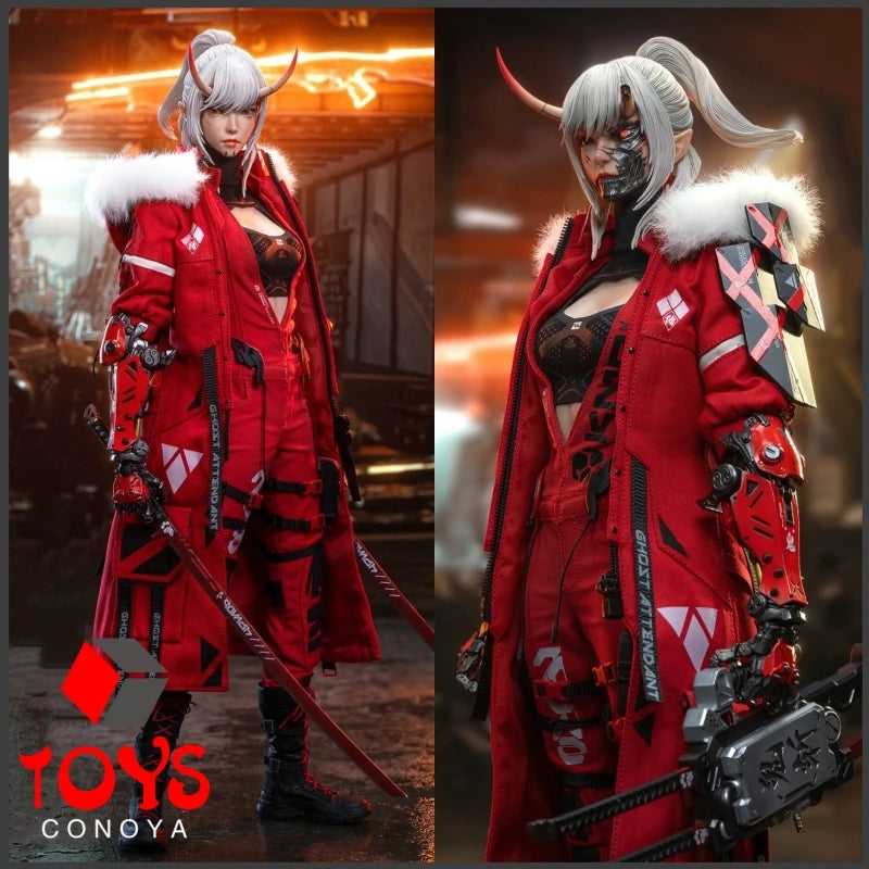【2026 Q3】POP COSTUME GS-002 1/6 Ghost Attendant Red Remains Full Set Model 12'' Female Soldier Action Figure Toy Collectible