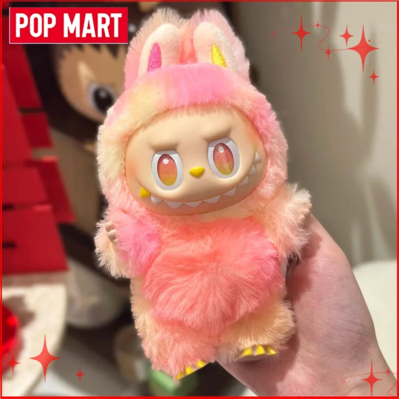 Genuine POP MART Labubu V1 V2 V3 Macarons Have A Seat Big Into Energy Coca Cola Series Vinyl Plush Pendant Blind Box Plush Toys