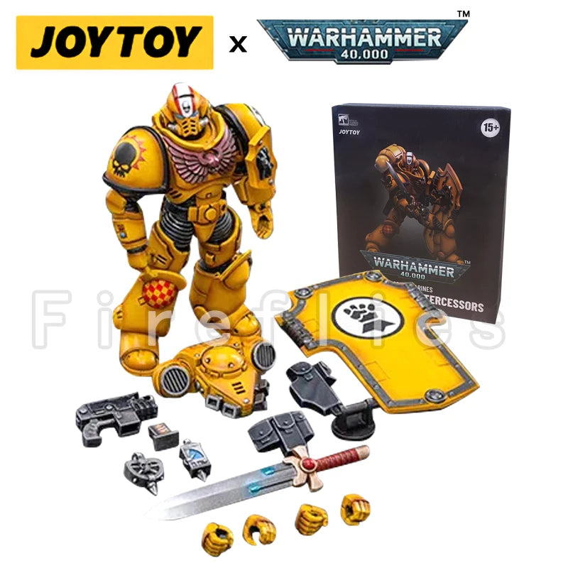 1/18 JOYTOY Action Figure (4PCS/SET) 40K Fists Intercessors Anime Collection Model Toy