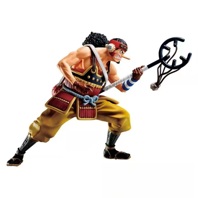 In Stock Bandai Original Banpresto One Piece Usopp F Prize Action Figures Anime Statues Model Dolls Kids Toys Festival Gifts AS
