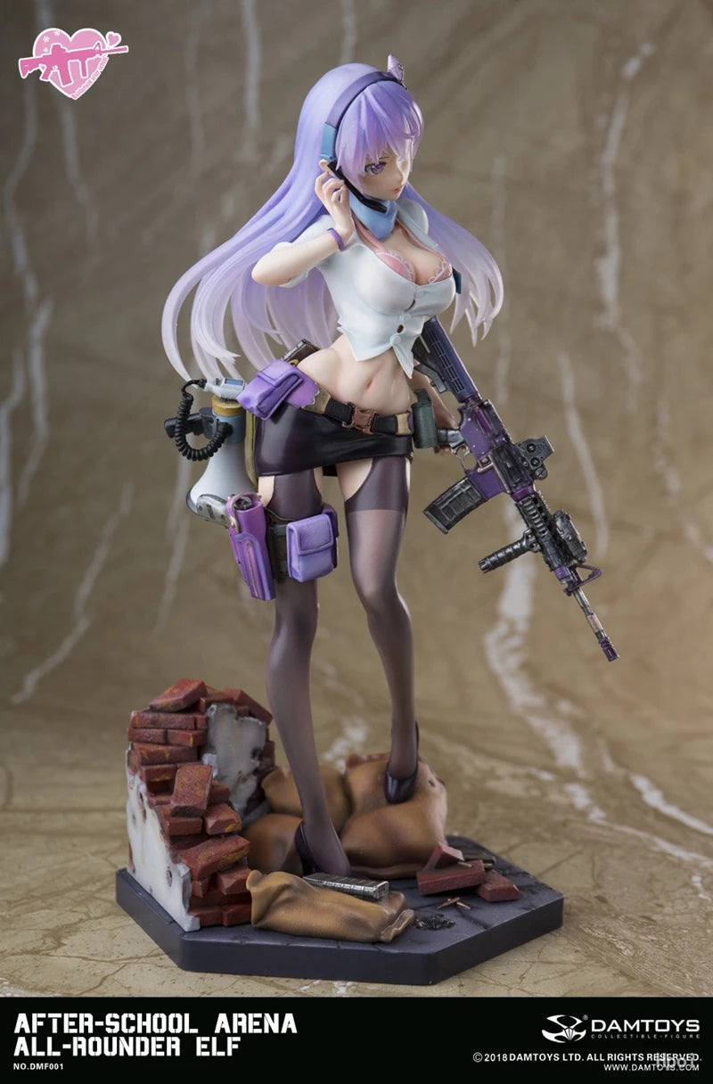21 cm Sexy Gril Anime-Figur After-School Arena – First Shot: Allrounder ELF Actionfigur Hentai-Figuren Modell für die Erwachsenensammlung