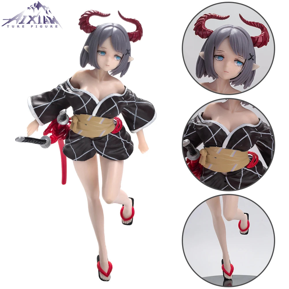32 cm Illustration von Shal.E Sexy Girl PVC Actionfigur Daiki Kougyou Tsunokko Anime Figur Sammlermodell Spielzeug Kindergeschenk