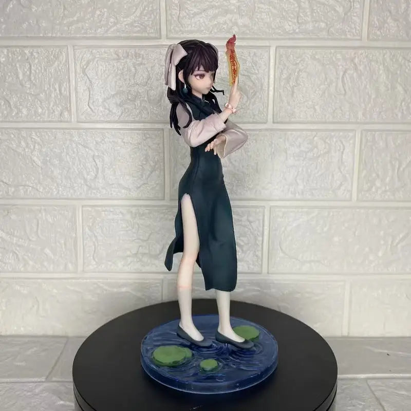 Anime-Figuren Xiangxi Little Sister 2d Cheongsam Battle Loli Figur 24,5 cm PVC-Actionfigur Desktop-Ornament Sammlerspielzeug