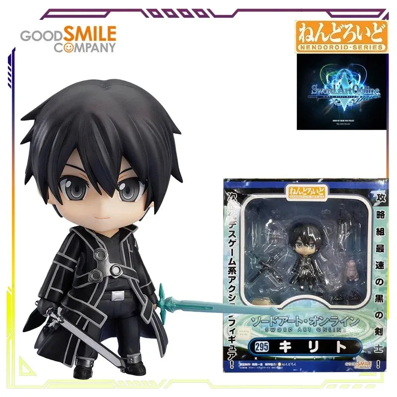 GSC Original Nendoroid Sword Art Online Series No.452 Asada Shino/Kirito PVC Articulated Collectible Action Figure Display Model