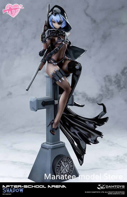 DAMTOYS Original After School Arena 5th Shot Shadow 1/7 PVC Action Figure Anime Model Toys Collection Doll Gift