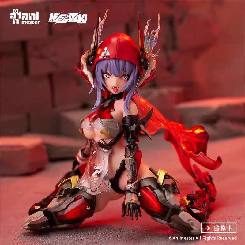 AniMester Barbera Red Action Figure Vodka Mirror Karas Samurai Figurine 1/9 Thunderbolt Task Force Model Kit Collection Toy Gift