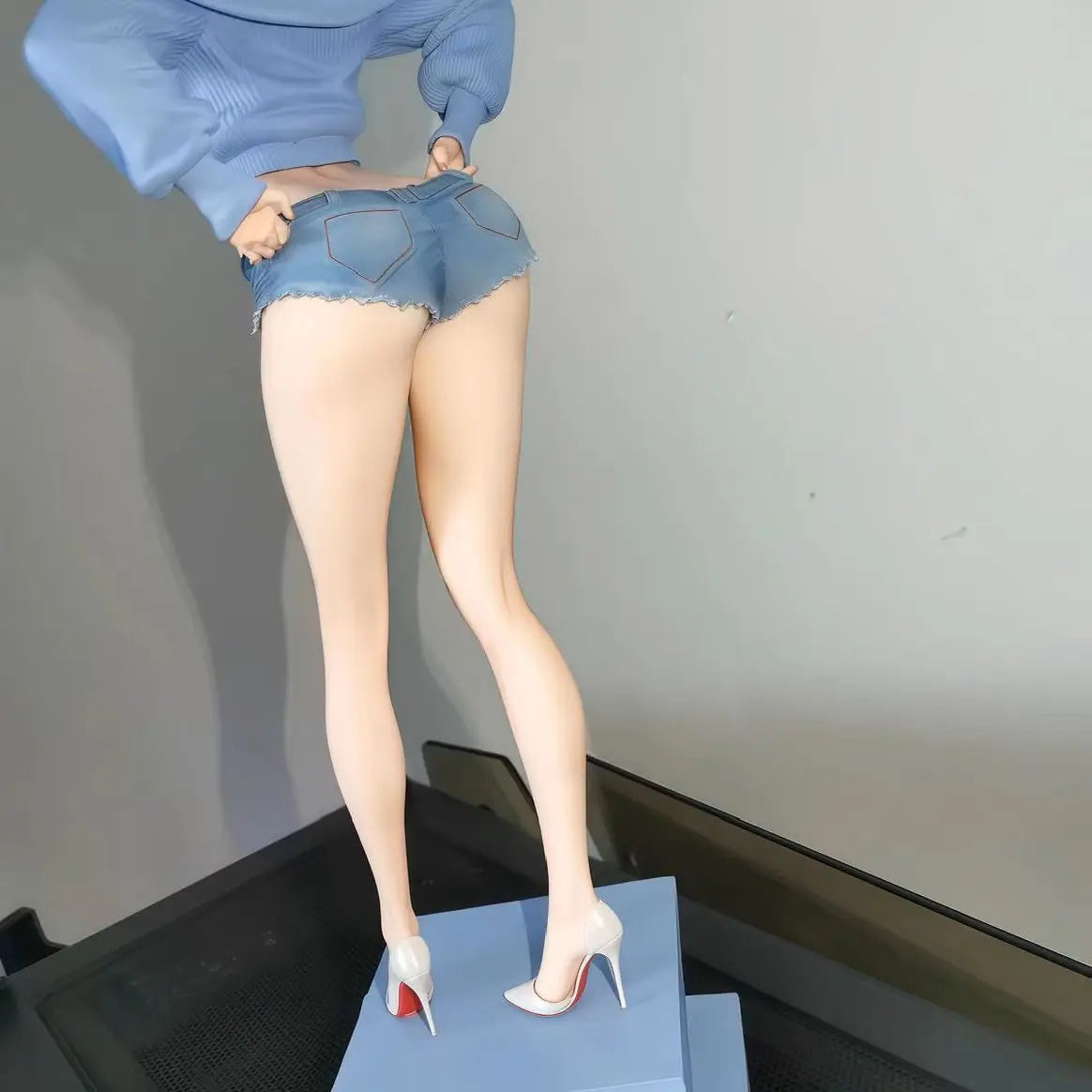 30cm Summer Girlfriend Ayanami Rei Action Figure Exquisite Painting Model Case Decoration Anime Beautiful Girl Gk Statue