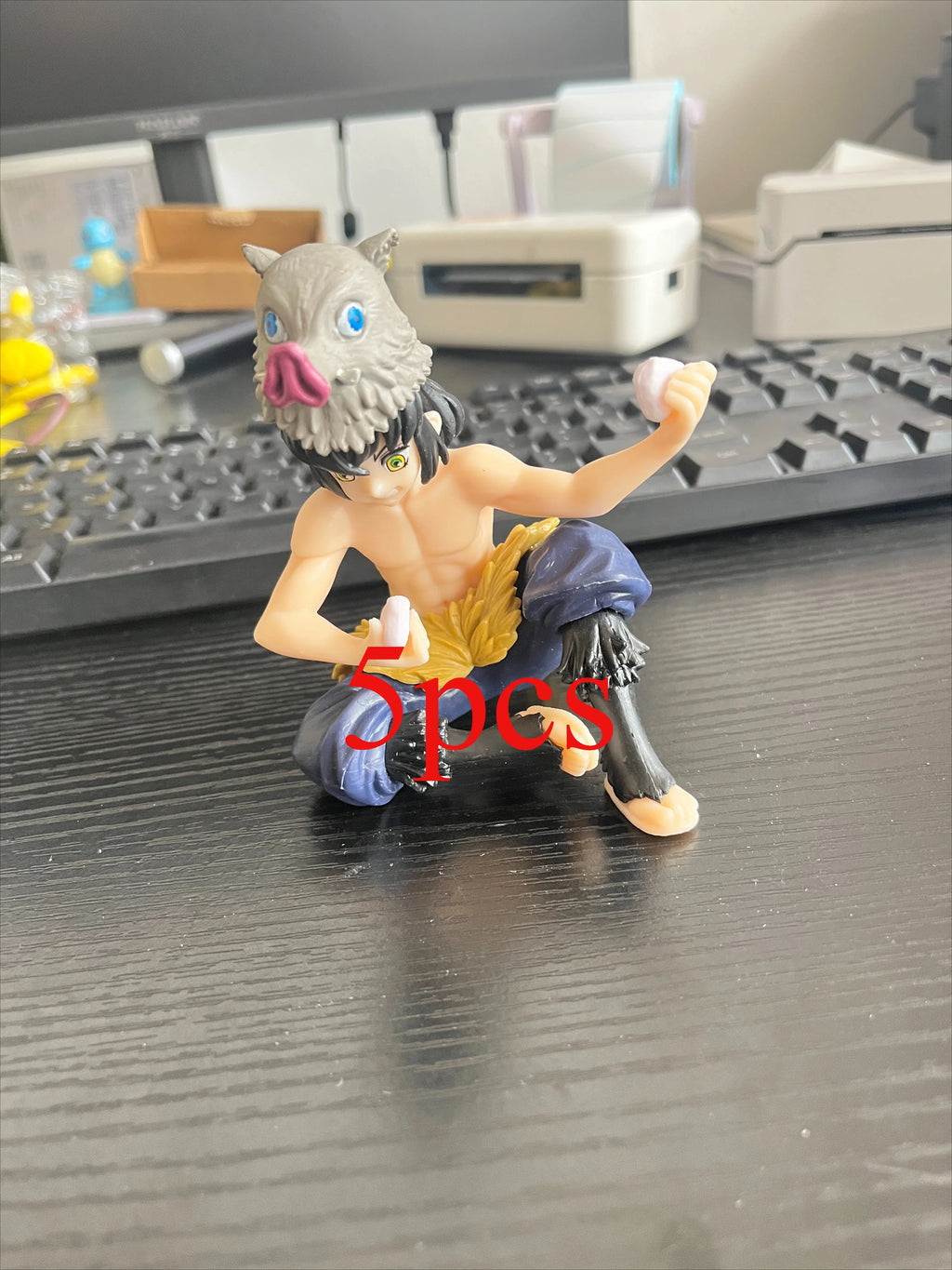 5pcs  Anime Figure Demon Slayer Kimetsu No Yaiba Anime Action Figures Tanjiro Nezuko I Models Perfect Gift for Fans Toy