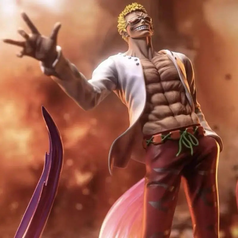 29см One Piece Аниме Фигурка Donquixote Doflamingo Екшън Фигурка PVC Модел Статуя Кукла Колекция Декорация Орнаменти Играчки Подарък