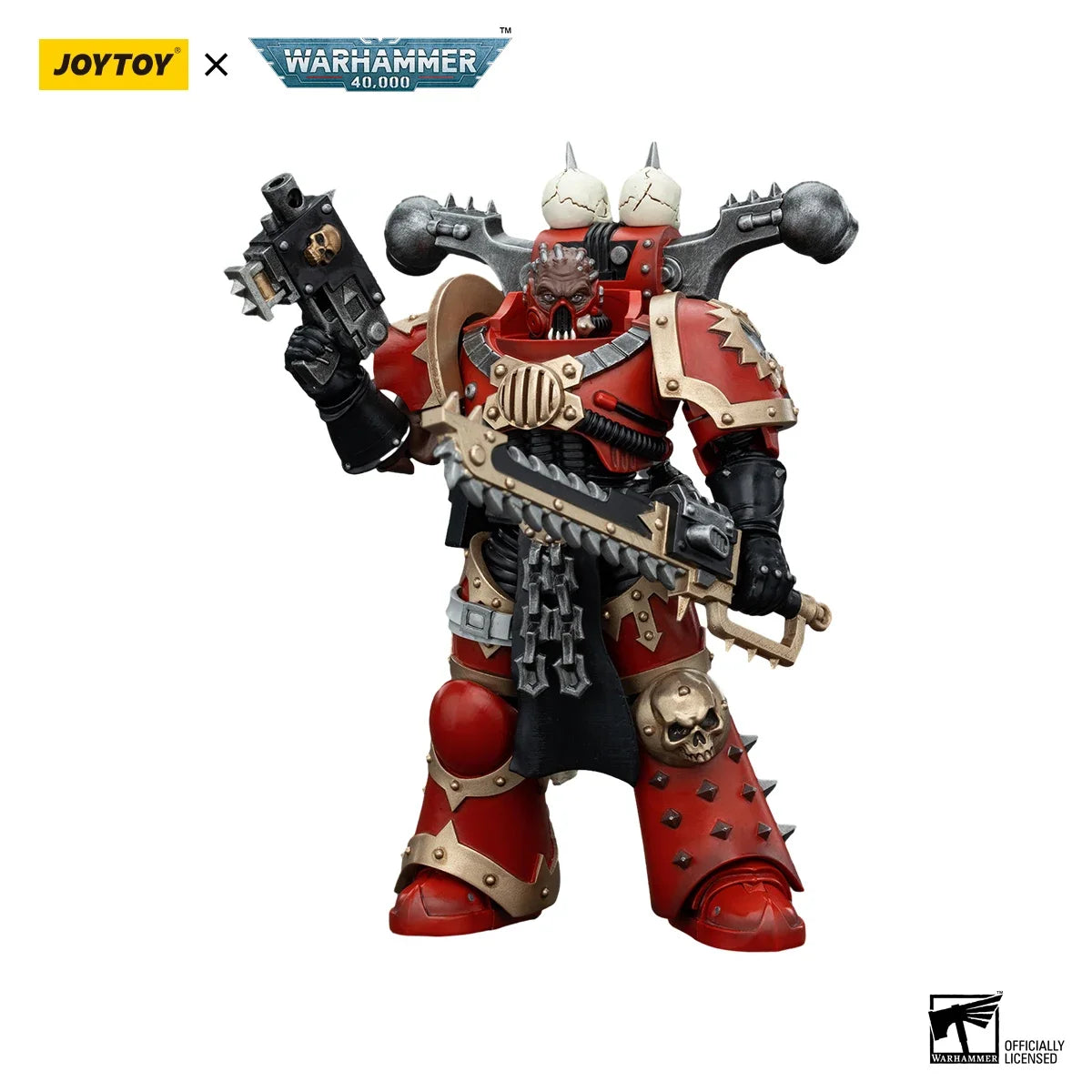 【MT】JOYTOY 1/18 Action Figure Warhammer 40K World Eaters Khorne Berzerker 7PCS Anime Toys Model