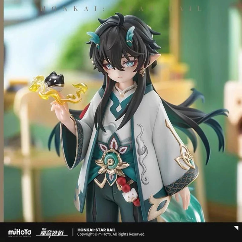 Pre Sale miHoYo Official Genuine Honkai Star Rail Little Cat Series DANHENG Drinking the Moon Figure Cosplay Anime Game Gifts